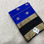 Semi Mysure Silk (Checks Butta, Bentex border, Contrast)
