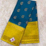 Semi Mysore Crape with Rich Pallu (Premium, Mango Butta)
