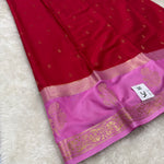 Semi Mysore Crape with Rich Pallu (Premium, Flower Bentex Border, Butti) - SYS14