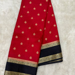 Semi Mysore Crape (Premium, Bentex Border, Butta)