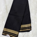 Semi Mysore Crape (Flower Border)