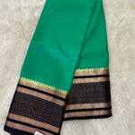 Semi Mysore Crape (Dotted Border)