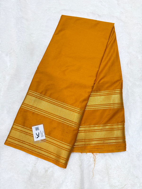 Semi Mysore Crape (Bentex Border, Self)
