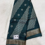Fancy Cotton with Fancy Pallu (Zari Border, Geometrical Design, Self)