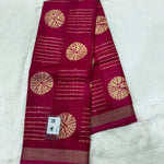Fancy Cotton with Fancy Pallu (Small Border, Geometrical Design, Self)