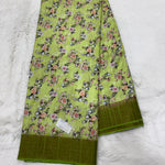 Fancy Cotton with Pallu (Small Border, Floral Design)