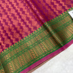 Tissue Silk (Zari Border, Zari Design, Contrast)