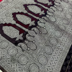 Chiffon Geogrette with Rich Pallu (Premium, Butta, Contrast, Self)