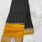 Viscose Geogrette with Chit Pallu (Checks, Checks Border, Contrast)