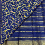 Dola Silk with Rich Pallu (Peacock Rich Border, Marching Peacock Design, Meena Blouse, Self)