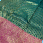 Semi Soft Silk with Rich Pallu (Premium, Mango Rich Border, Geometrical Design, Contrast)