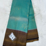 Semi Soft Silk with Rich Pallu (Premium, Fancy Border, Geometrical Lines & Tree Design, Contrast)