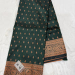 Semi Soft Silk with Rich Pallu (Rich Floral Border, Contast Blouse & Pallu, Self)